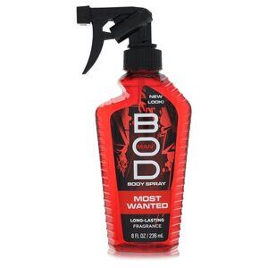 Bod Man Most Wanted by Parfums De Coeur Fragrance Body Spray 8 oz